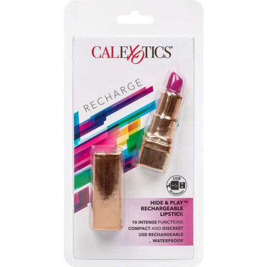 Rossetto Vibrante con 10 Vibrazioni, Discreto e Ricaricabile